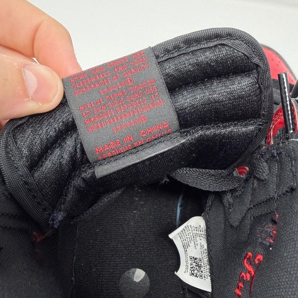 Air Jordan 1 Retro High OG Patent Bred Black Red 555088-063 Mens 8.5 - Picture 5 of 10